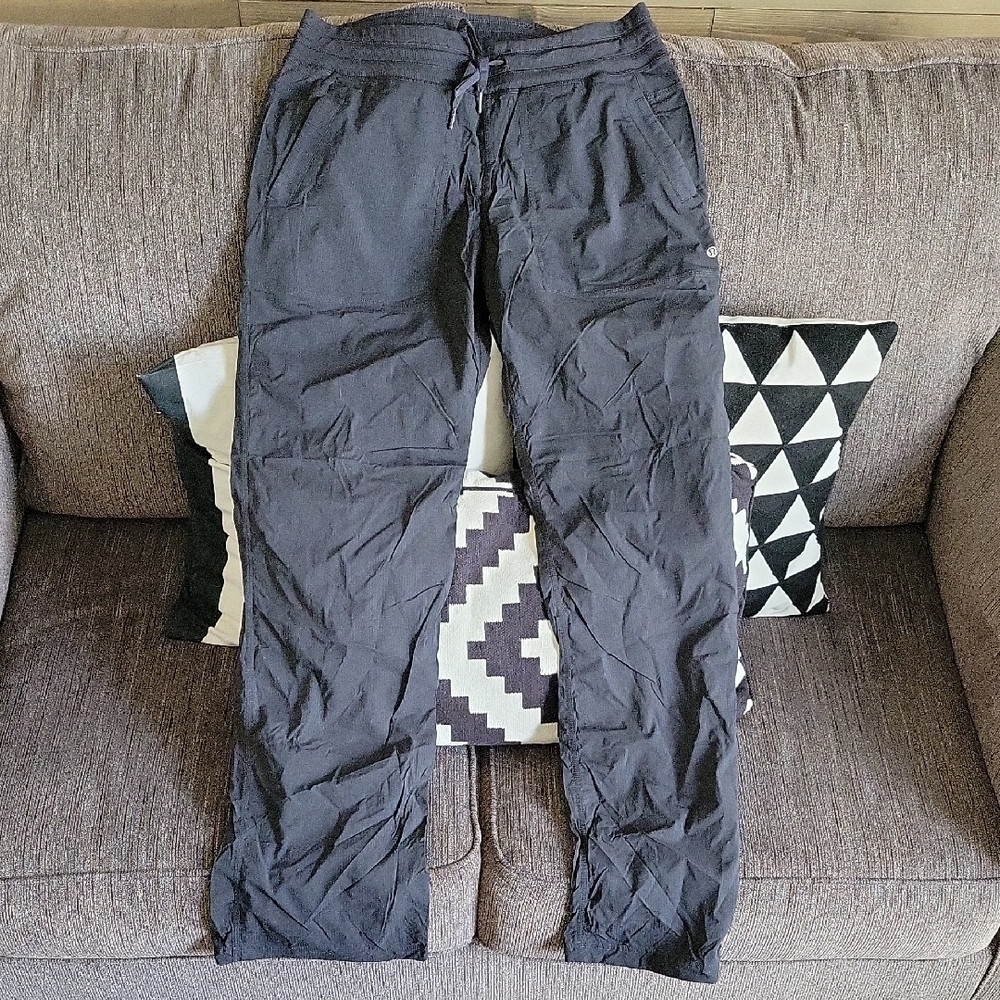 Women's Black Lululemon Nylon Pants